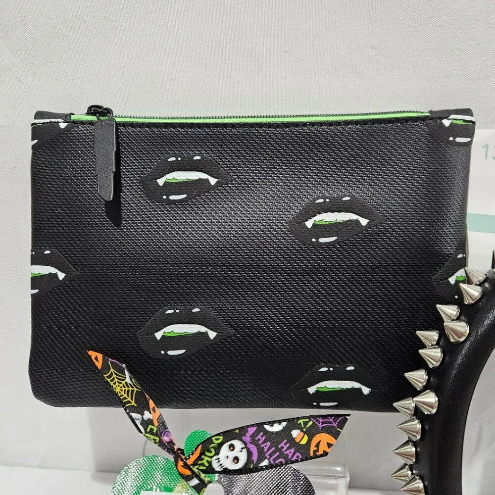 New GOTHIC HAIR RIVET BLACK VAMPIRE BAG NEON COFFIN NAILS ALTERNATIVE BUNDLE
